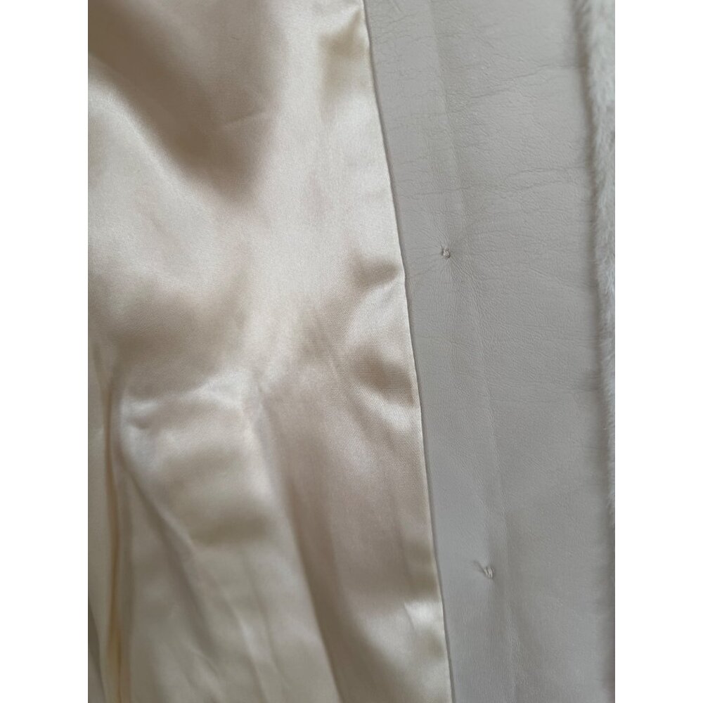 Vintage 70's Candice Originals Faux Fur Gray/White Coat - Picture 5 of 16